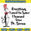 Dr Seuss Cat Quote Svg