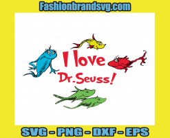 I Love Dr Seuss Svg