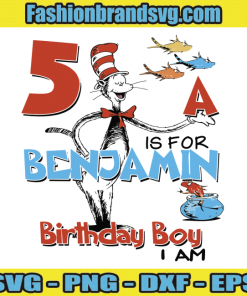 Dr Seuss Birthday Boy Svg