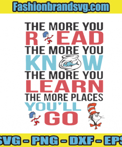 The More You Read Svg