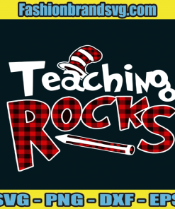 Dr Seuss Teaching Rocks Svg
