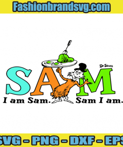 Seuss I Am Sam Svg