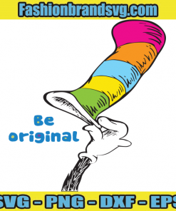 Be Original Rainbow Hat Svg