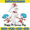 Happy Dr Seuss Day Svg