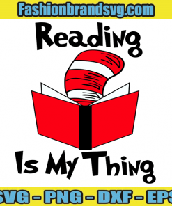 Reading Is My Thing Svg
