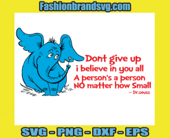 Do Not Give Up Svg