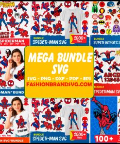 Spiderman Mega Bundle Svg