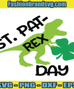 St Pat Rex Day Svg