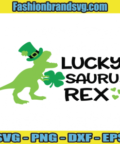 Lucky Saurus Rex Svg