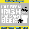 Irish Beer Svg