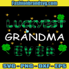 Luckiest Grandma Ever Svg