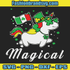 Magical St Patricks Unicorn Svg
