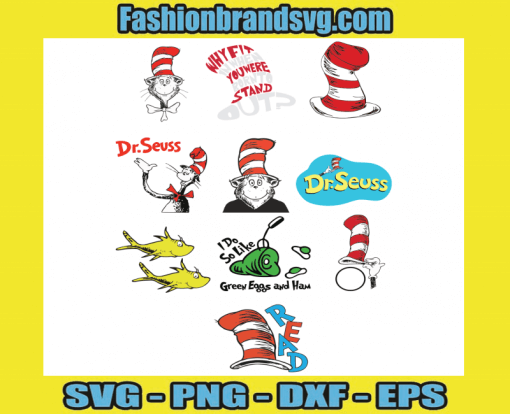 Dr Seuss Svg Bundle Characters
