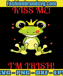 Kiss Me Im Irish Frog