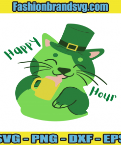 Happy Hour St Patricks Cat