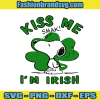 Peanuts Kiss Me Im Irish