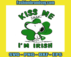 Peanuts Kiss Me Im Irish