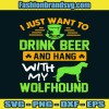 Hang With My Wolfhound Svg