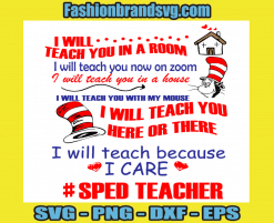 Dr Seuss Sped Teacher Svg