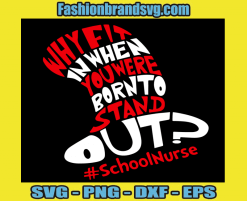 Dr Seuss School Nurse Svg