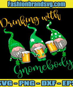 Drinking Gnomebody Beer Svg