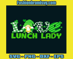 Lunch Lady Patrick Day Svg