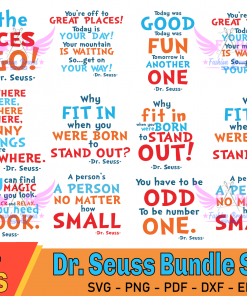 50+ Dr Seuss Bundle Svg