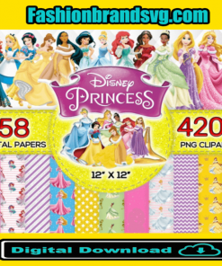 Disney Princess Svg Bundle