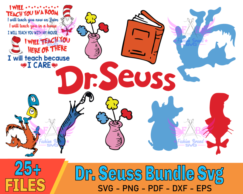 25+ Dr Seuss Bundle Svg