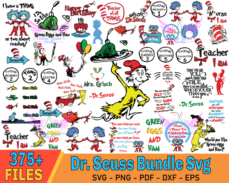 375+ Dr Seuss Characters Quotes