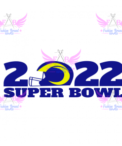 2022 Super Bowl Svg