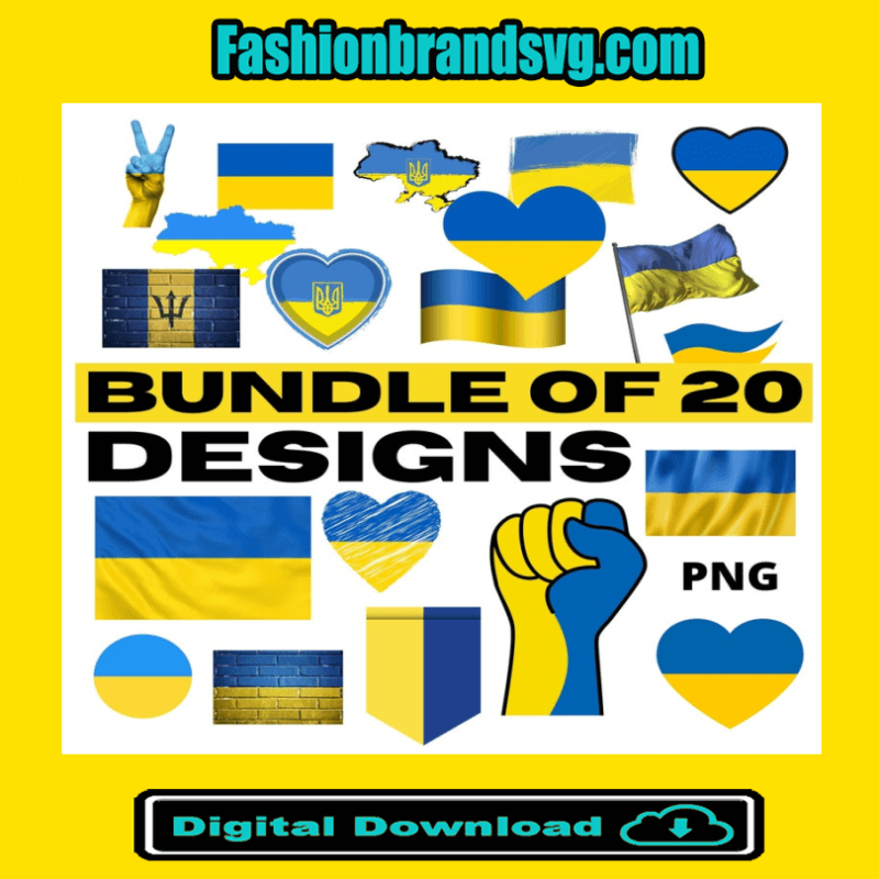 Bundle Of 20 Ukraine Design