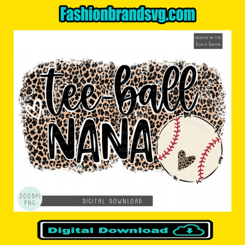 Tball Nana Leopard Pattern