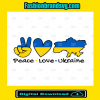 Peace Love Ukraine Png