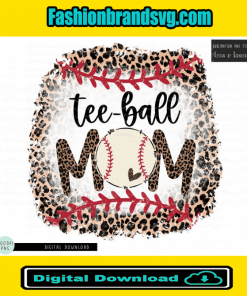 Tee Ball Mom Leopard
