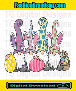 Easter Bunny Gnomes PNG