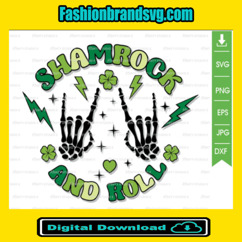 Shamrock And Roll Png