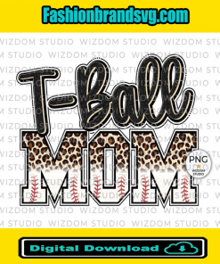 Tball Mom Leopard Png