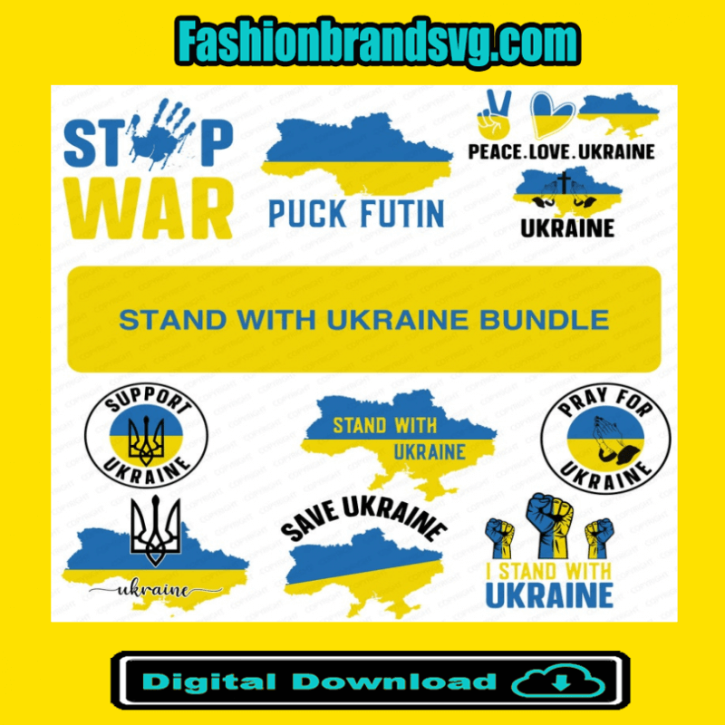 Support Ukraine Bundle Svg