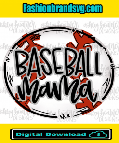 Baseball Mama Design Png