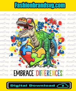 Dinosaur Autism Design PNG