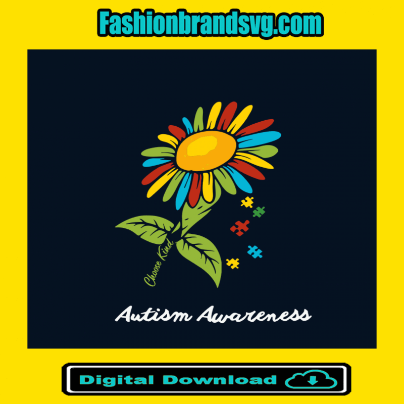 Autism Awareness Flower