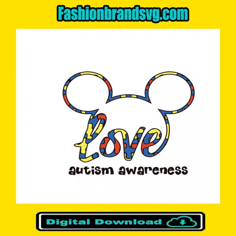 Mickey Love Autism Awareness
