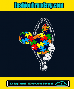 Mickey Head Autism Puzzle