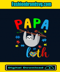 Autism Papa Sloth
