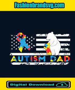 Autism Dad Bear
