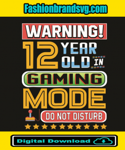 Warning 12 Year Old