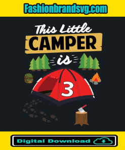 This Little Camper Is 3 Years Old
