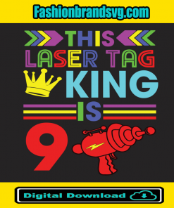 This Laser Tag King Is 9 Birthday
