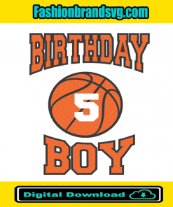 Birthday 5th Boy Basketball